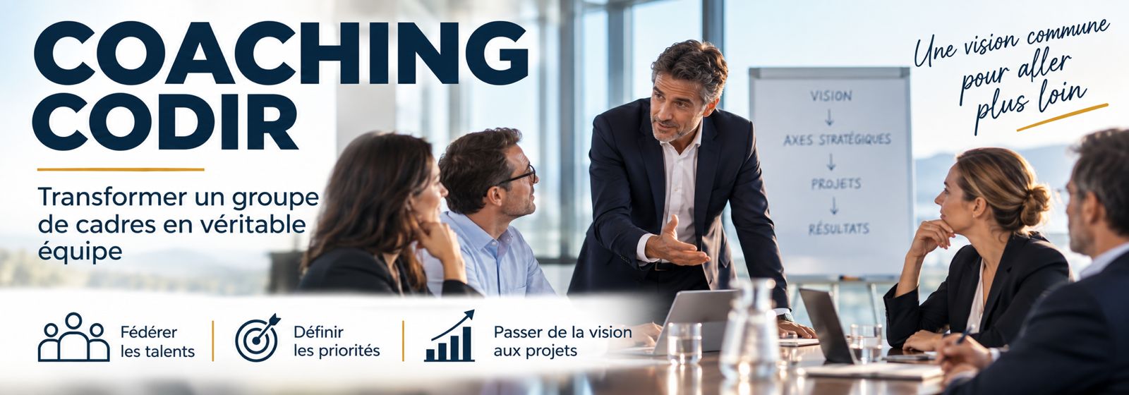 Coaching CODIR : aligner l’équipe de direction sur une vision gagnante — Marc Roussel