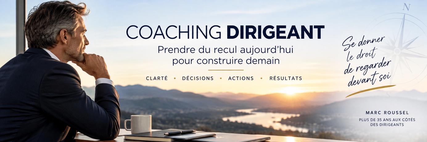 Prendre du recul : le dirigeant qui pilote vraiment son entreprise — Marc Roussel